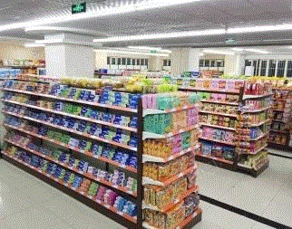 批发超市货架白色超市背板货架双面展示架药店便利店价格厂家品牌批发市场图片优选鑫辉(图1)